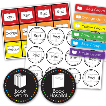 Guided Reading Group Labels and Chart by WOWorksheets | TpT