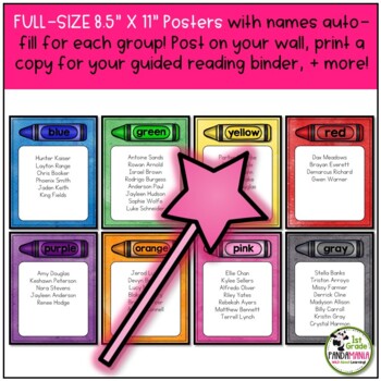 Cross Checking Poster: Guided Reading, Reading Groups