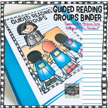 Preview of Guided Reading Groups Binder