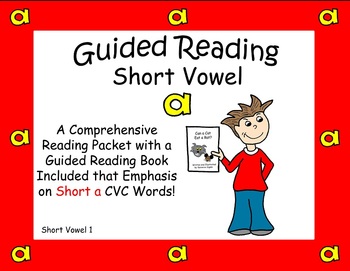 Preview of Vowels, Vowels , Short Vowels, Guided Reading Book 1 Short a Vowel