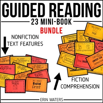 Preview of Guided Reading BUNDLE: Comprehension, Nonfiction, & Concepts of Print Minibooks
