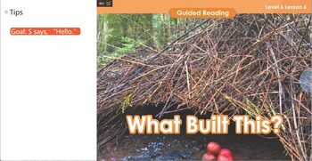 Preview of Guided Reading I Level 6 GR2-L6-U1-LC1-6 What Built This