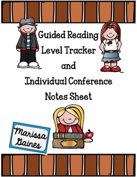 Preview of Guided Reading Individual Progress Tracker and Conference Notes