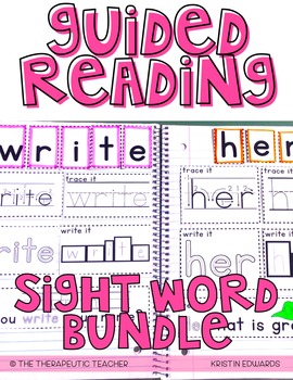 Preview of Guided Reading Interactive Journal // Part 2: Sight Words