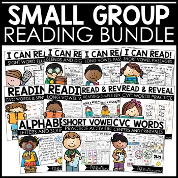 Kindergarten Reading Intervention Kit, Literacy Centers, Small