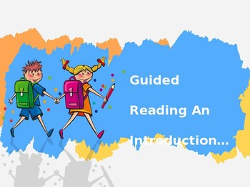 Preview of Guided Reading Introduction PD (editable & fillable resource)