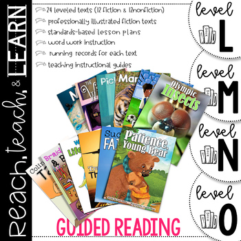 Preview of Guided Reading L - O BUNDLE | Distance Learning
