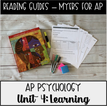 Preview of Guided Reading: Learning Unit Myers' Psychology for AP