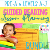 Guided Reading Lesson Plan Template Bundle for Guided Read