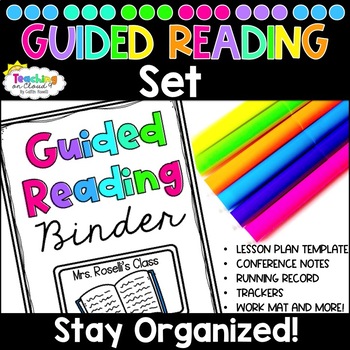 Preview of Guided Reading Lesson Plan Template, Conference Notes, Running Record