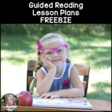 Guided Reading Lesson Plan Template for any level FREEBIE