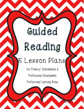 Preview of Guided Reading Lesson Plan Template for the 60 Minute Small Group Block