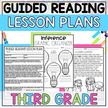 Guided Reading Lesson Plans: 3rd Grade | TPT