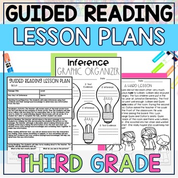 Preview of Guided Reading Lesson Plans: 3rd Grade