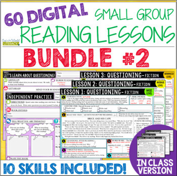 Preview of Guided Reading Lesson Plans BUNDLE 2 - Differentiated - Texts Included