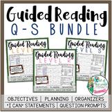 Guided Reading Lesson Plans Bundle - Levels Q-S