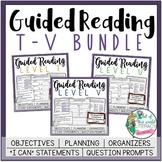 Guided Reading Lesson Plans Bundle - Levels T-V