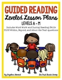 Guided Reading Lesson Plans Levels A-M