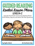 Guided Reading Lesson Plans Levels N-Z