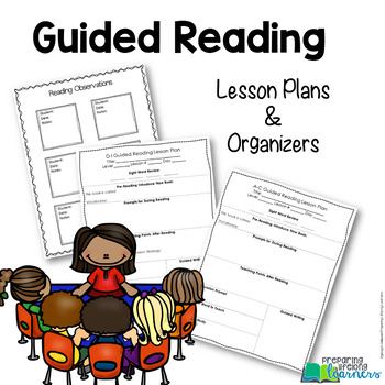 Preview of Guided Reading Lesson Plans {Levels Pre-A to Z}
