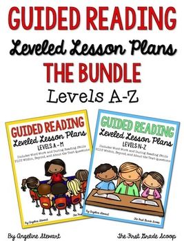 Preview of Guided Reading Lesson Plans THE BUNDLE Levels A-Z
