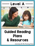 Guided Reading Activities and Lesson Plans for Level A