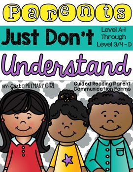 Preview of Guided Reading Letters for Levels A-D for Dra and F&P 1-4