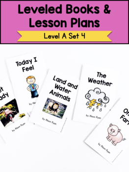 Leveled Readers - Level A Books and Guided Reading Lesson Plans | TpT