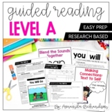 Guided Reading Level A Lesson Plans and Activities