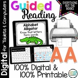 Guided Reading Level AA Group Alphabet Name Activity Sight