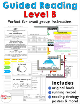Preview of Guided Reading Level B (Book and Printables)