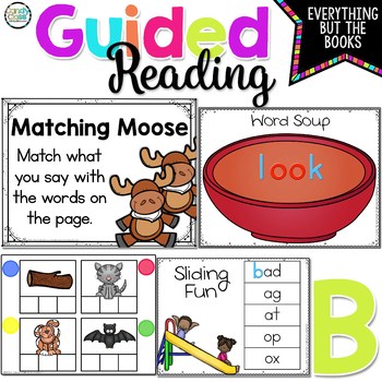 Preview of Guided Reading Level B: Guided Reading Group Activities for Any Book