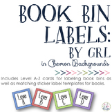 Guided Reading Level Book & Bin Labels: Chevron