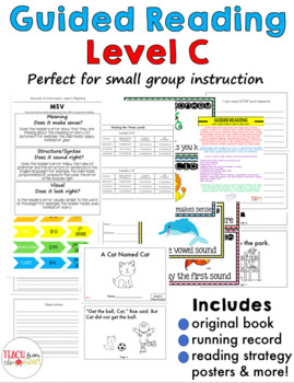 Level C Guided Reading Books Printable Worksheets Tpt