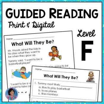 Preview of 1st Grade Reading Comprehension Passages & Questions: Level F {Digital Resource}