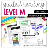 Guided Reading Level M Lesson Plans and Activities