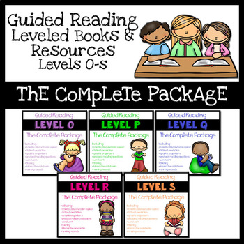 Preview of Guided Reading Books Levels O-S: The Complete Package Bundle - Distance Learning
