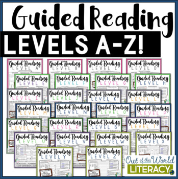 Preview of Guided Reading MEGA Bundle