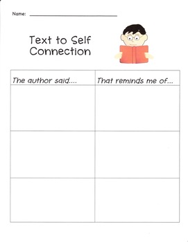 Guided Reading - "Making Connections" Worksheets by No Spring Chicken