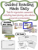 Guided Reading Materials BUNDLE for Organizing, Planning, 
