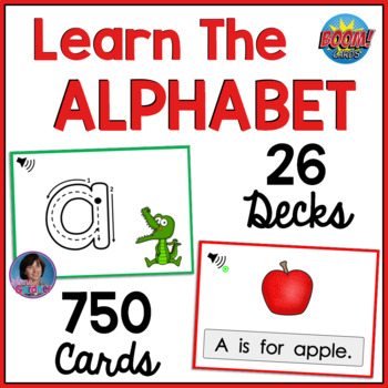 Alphabet Boom Cards: Letter Recognition and Sounds {The Science of Reading}