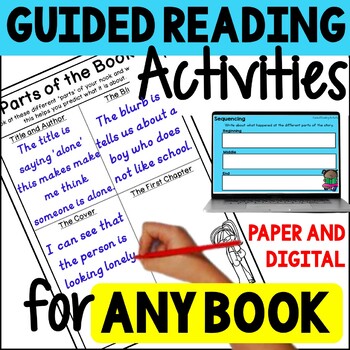 Preview of Guided Reading Activities (For Any Book) Reading Activities