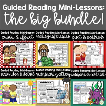 Preview of Guided Reading Mini-Lessons: Bundled Set (Intermediate Grades) - GROWING BUNDLE!