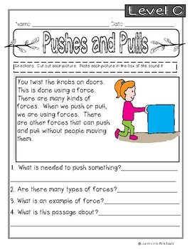 Guided Reading Nonfiction Passages Level C by Literacy and ...