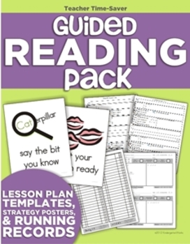 Preview of Guided Reading Pack (Lesson Plans, Strategy Posters & Running Records)
