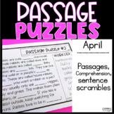 Guided Reading Passage Puzzle | Cloze Reading | Google Sli