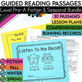 Guided Reading Passages Bundle | Level Pre-A  | Fiction & 