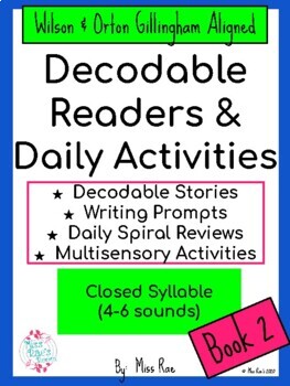 Preview of Orton-Gillingham Decodable Readers & Word Study Activities Book 2