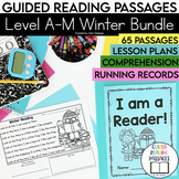 Guided Reading Passages Bundle | Winter | Level A-M | Comp