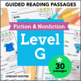 Guided Reading Passages - Level G